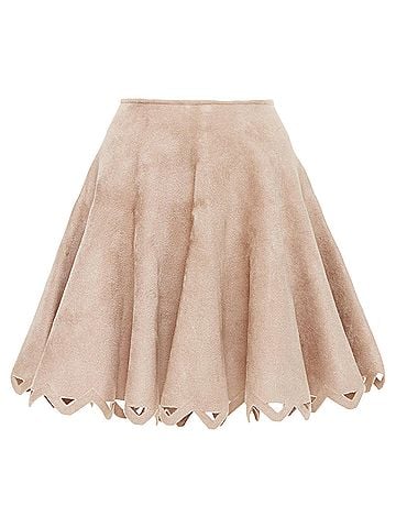 Alaïa Alaia laser cut hem flared skater skirt (view 1)