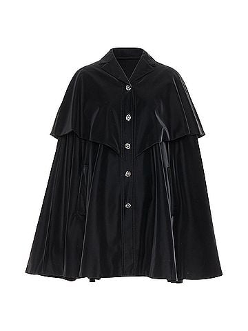 Chanel Chanel Runway Camellia button cape fluid parka (view 1)