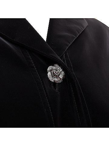 Chanel Chanel Runway Camellia button cape fluid parka (view 2)
