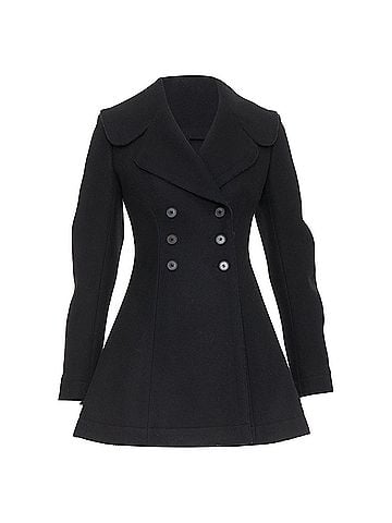 Alaïa Alaia wool felt double breasted coat dress (view 1)