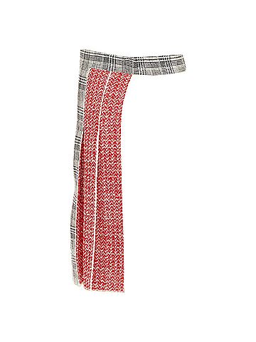 Prada Prada Glen check tweed half skirt belt (view 2)