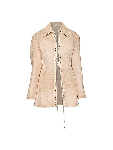 Prada Prada Runway canvas lace up corset jacket (view 1)