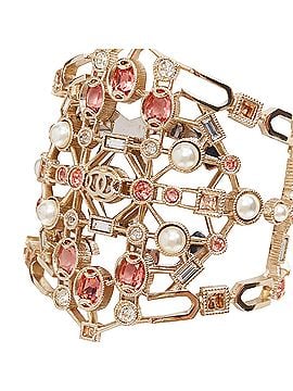 Chanel Chanel crystal pearl medallion bangle (view 2)