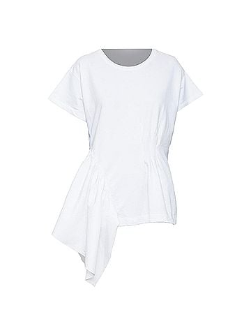 Dries Van Noten Dries Van Noten cotton ruffle peplum tshirt (view 1)