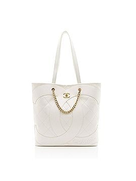 Chanel Chanel Lambskin Club Monaco Large Shopping Tote (view 1)