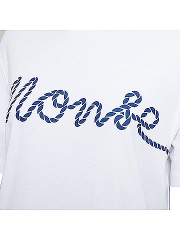 Monse Monse Cursive Rope logo print tshirt (view 2)