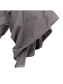 Saint Laurent Liberated Stefano Pilati mesh ruffle smocked top (view 2)