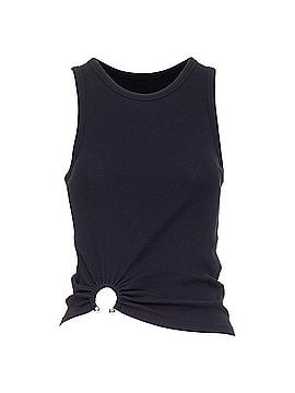 Paco Rabanne Paco Rabanne piercing ring detail tank top (view 1)