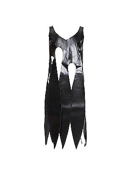 Comme des Garçons Comme Des Garcons textured leather fringed top (view 1)