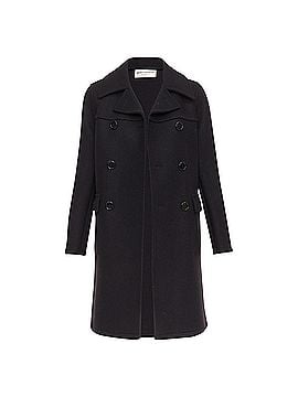 Saint Laurent Saint Laurent Caban wool felt pea coat (view 1)