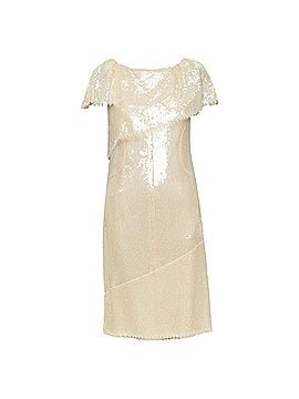 Chanel Chanel Bridal sequinned asymmetric capelet dress (view 1)