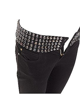 Gucci Gucci denim chrome dome studded skinny jeans (view 2)
