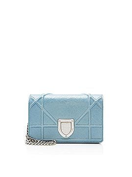 Christian Dior Dior Crackled Deerskin Diorama Baby Shoulder Bag (view 1)