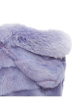 Simonetta Ravizza Simonetta Ravizza ombre mink fur hooded vest (view 2)