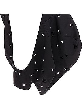 Comme des Garçons Comme Des Garcons wool silver grommet pannier dress (view 2)