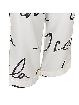 Oscar De La Renta Oscar De La Renta silk graffiti tapered pants (view 2)
