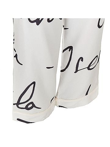 Oscar De La Renta Oscar De La Renta silk graffiti tapered pants (view 2)