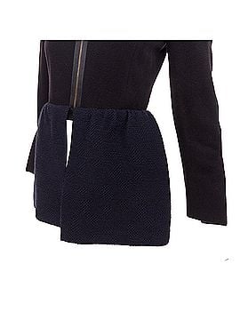 The Row The Row Loxton structured wool peplum zip coat (view 2)