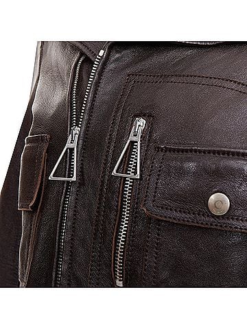 Saint Laurent Saint Laurent lambskin zipper cropped jacket (view 2)