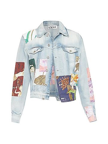 Loewe Loewe Paula's Ibiza mermaid patchwork jacket (view 1)