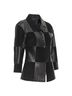 Chanel 100% Wool Blue Chanel leather suede checkered patchwork blazer Size 10 - photo 4