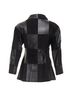 Chanel 100% Wool Blue Chanel leather suede checkered patchwork blazer Size 10 - photo 10