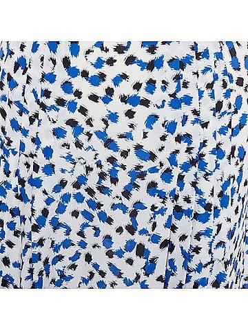 Oscar De La Renta Oscar De La Renta Silk Abstract Print Midi Skirt (view 2)