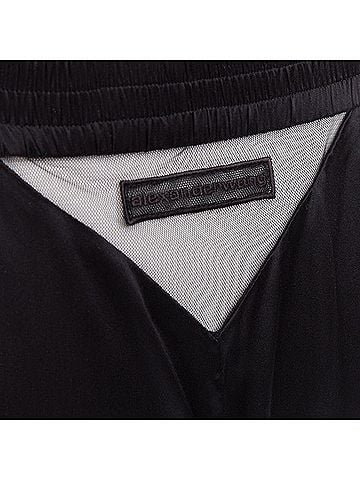 Alexander Wang Alexander Wang silk mesh V logo lounge pants (view 2)
