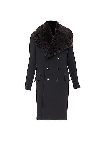 Bottega Veneta Bottega Veneta Daniel Lee wool shearling coat (view 1)