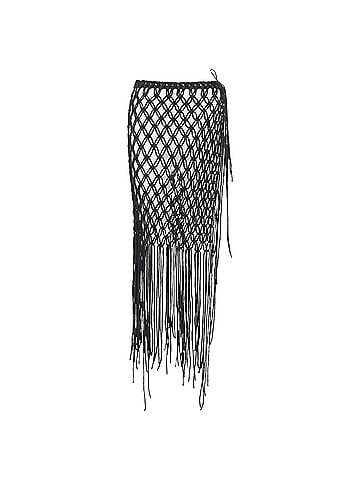 Dries Van Noten Dries Van Noten Runway handmade Macrame fringe skirt (view 1)