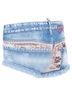 Dsquared2 100% Denim Blue Dsquared2 pink cut off mini shorts Size 2 - photo 6