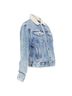 Céline 100% Silk Multi Color Celine Hedi Slimane denim shearling lined jacket Size 10 - photo 4