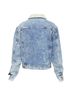 Céline 100% Silk Multi Color Celine Hedi Slimane denim shearling lined jacket Size 10 - photo 5