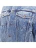 Céline 100% Silk Multi Color Celine Hedi Slimane denim shearling lined jacket Size 10 - photo 7