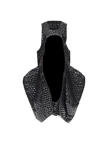 Comme des Garçons Comme Des Garcons PVC bubble quilted cutout dress (view 1)