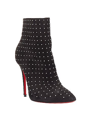 Christian Louboutin Christian Louboutin So Kate Booty suede micro stud embellished pointy (view 2)