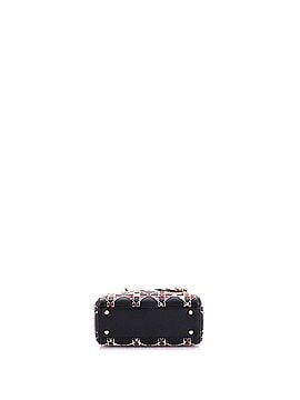 Christian Dior Lady Dior Chain Bag Embroidered Calfskin Mini (view 2)
