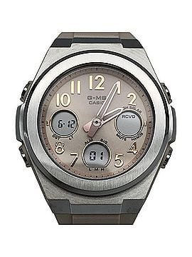 Casio CASIO BABY-G Women's Analog/Digital Watch, Tough Solar, Radio Controlled, Silver/Pink, MSG-W610FE-4AJF T1 (view 1)