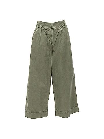 J.Crew J. Crew washed cotton pleat wide safari pants (view 1)
