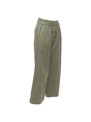 J.Crew J. Crew washed cotton pleat wide safari pants (view 2)