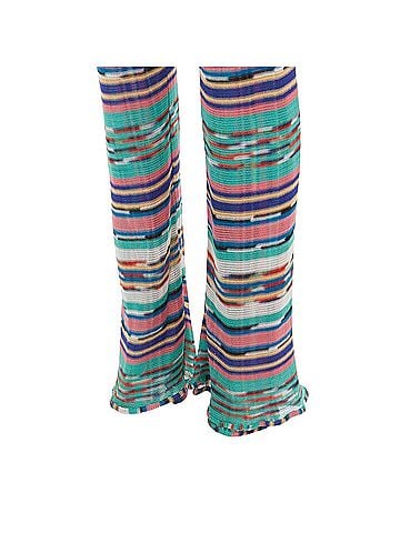 Missoni Missoni colorful psychedelic stripe high waisted pants (view 2)
