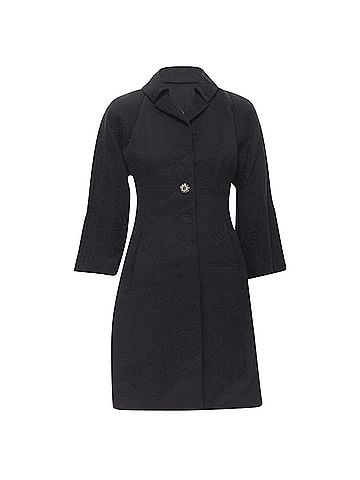Dolce & Gabbana Dolce &amp; Gabbana paisley jacquard crystal button coat (view 1)