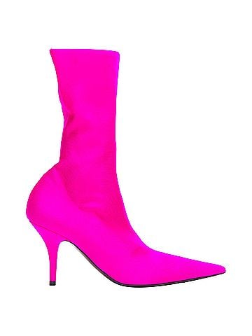 Balenciaga Balenciaga knitife neon lycra pointed sock boots Kim Kardashian (view 1)