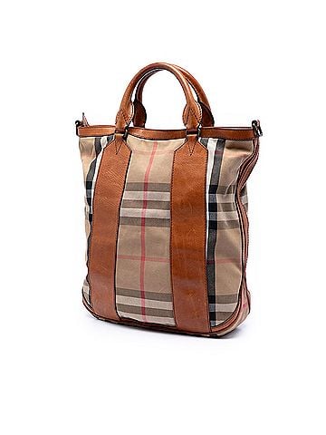 Burberry House Check Canvas Bonington Satchel (view 2)