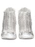 Givenchy 100% Leather Silver Givenchy metallic silver discs embellished strappy peep toe bootie Size EU 36 1/2 - photo 4