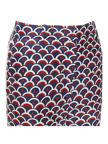 Mario Valentino Valentino Garavani silk scallop print logo print pants (view 2)