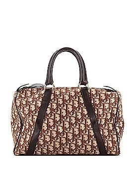 Christian Dior Vintage Trotter Boston Bag Diorissimo Canvas Medium (view 1)