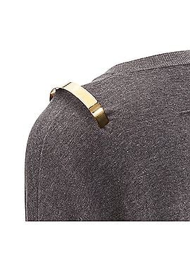 Givenchy Givenchy Riccardo Tisci metal shoulder bar cuff wool alpaca sweater (view 2)