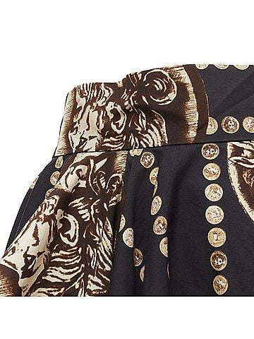 Dolce & Gabbana Dolce &amp; Gabbana Antique Roman Medallion coin cotton skirt (view 2)