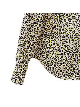 Equipment Equipment silk leopard print long sleeve shirt (view 2)